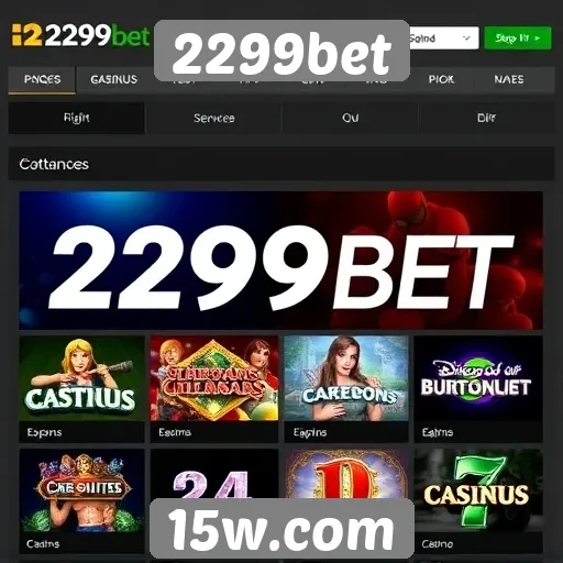 Principais jogos disponíveis na plataforma 2299bet